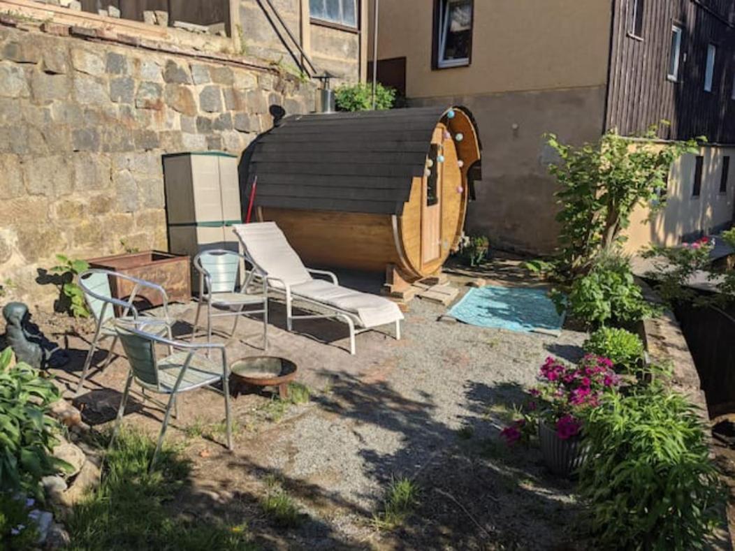 Famzi - Urlaubsmagie - Familienwohnung Mit Gemeinschaftsgarten, -Sauna & -Pool Sebnitz Buitenkant foto