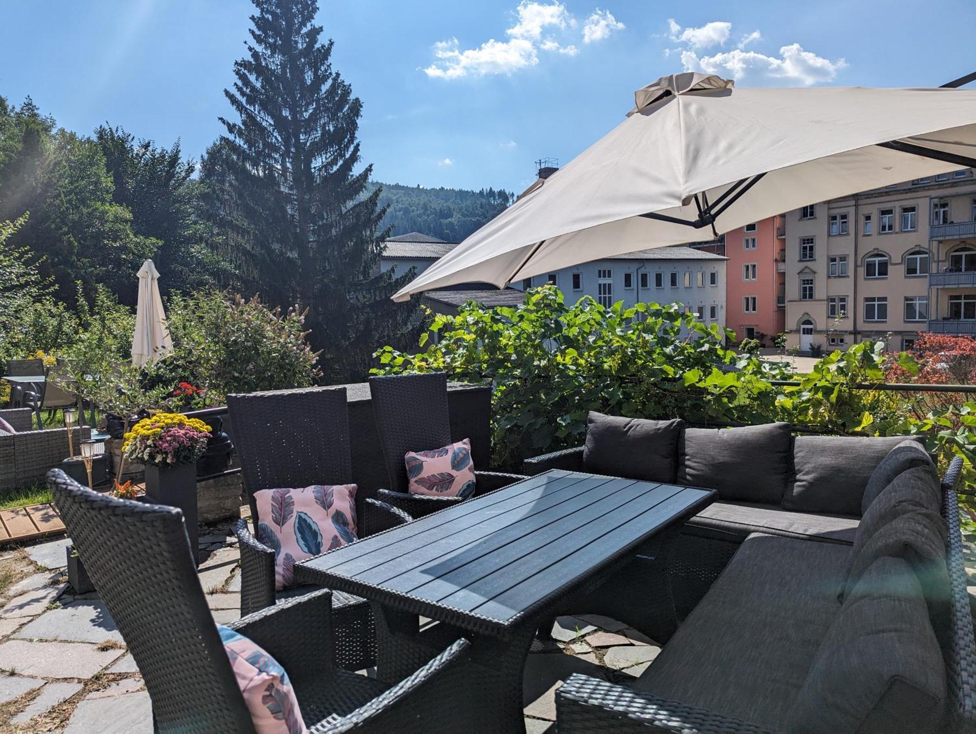 Famzi - Urlaubsmagie - Familienwohnung Mit Gemeinschaftsgarten, -Sauna & -Pool Sebnitz Buitenkant foto